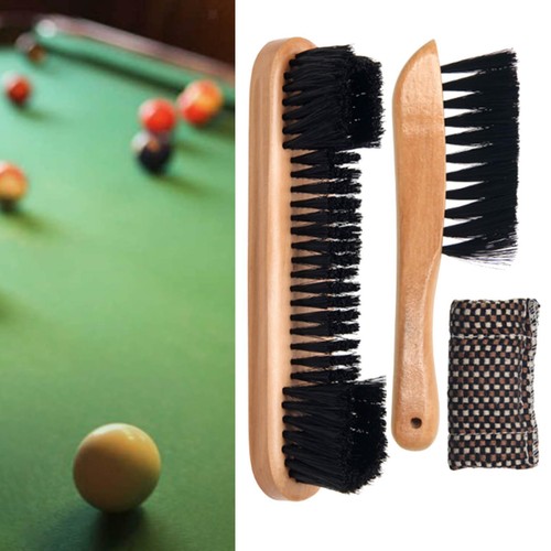 Wood handle pool table brush - handle,