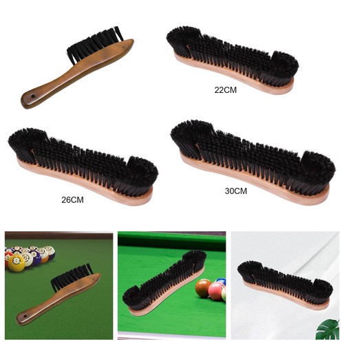 Pool table brush cleaner
