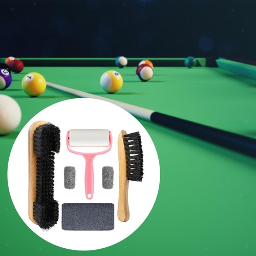 Pool table rail brush - brush, set